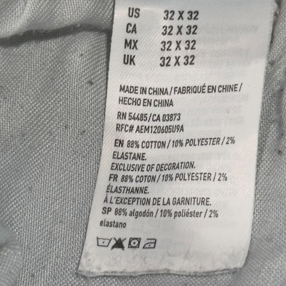 American Eagle Outfitters Slim Straight Extra Flex Men's Jeans Size 32x32 - Picture 8 of 14